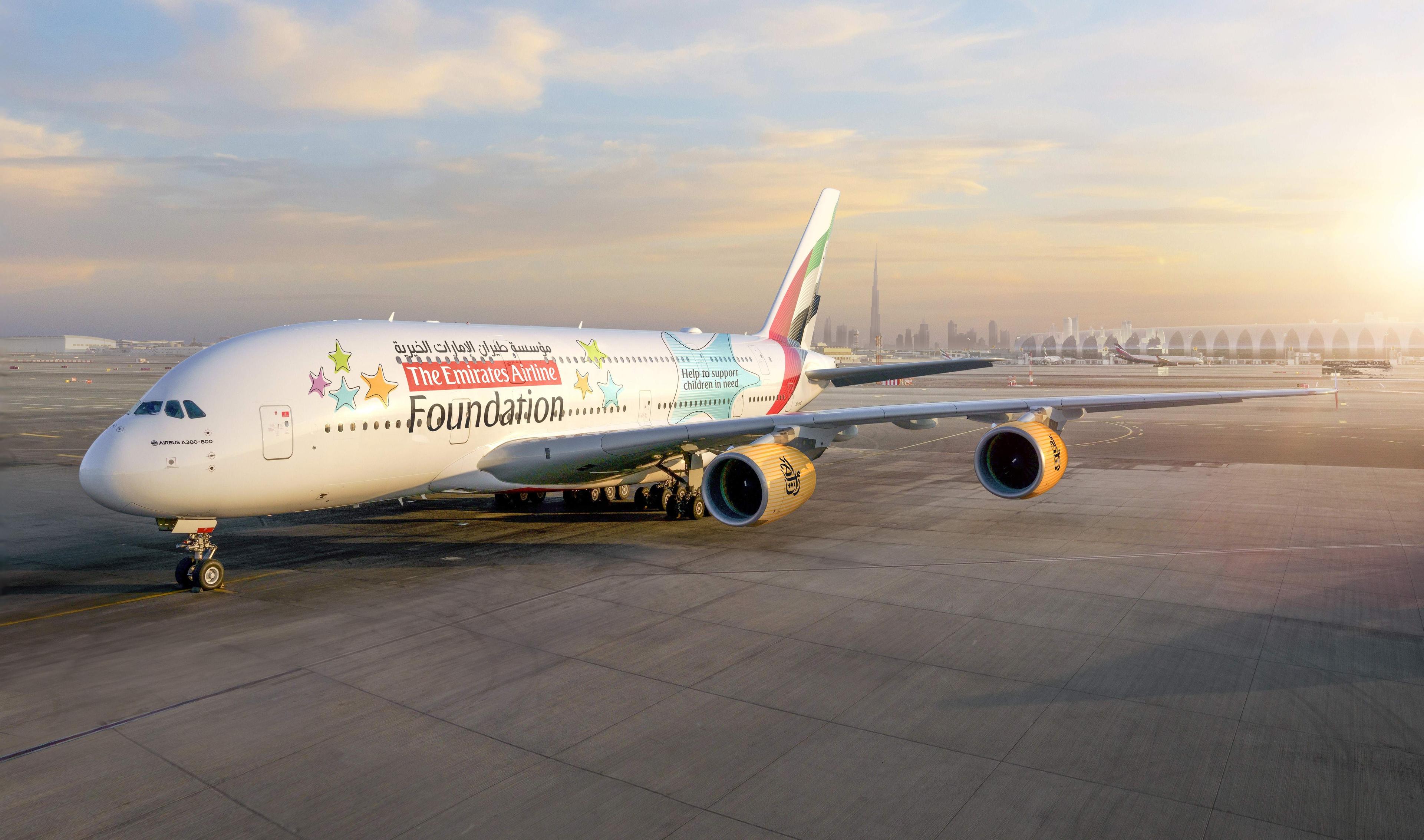 Emirates Rolls Out Special A380 Livery