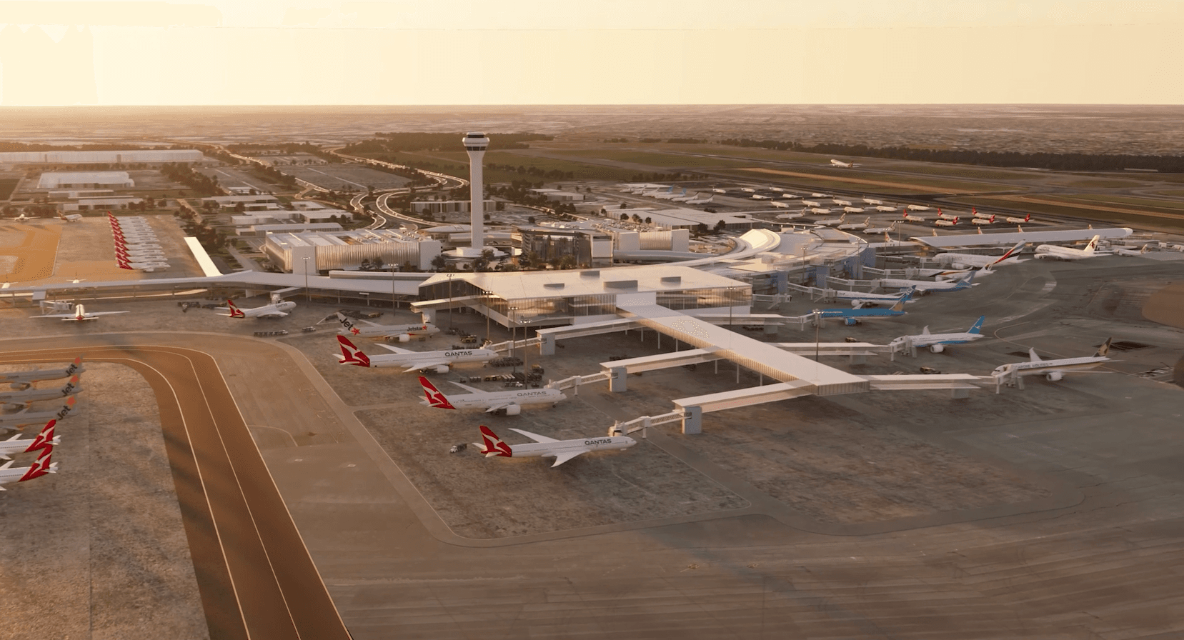 Exclusive First Pictures Of Perth Airport $5 billion Expansion