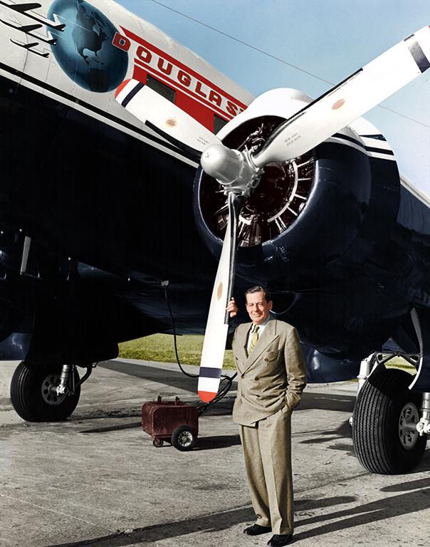 Color images bring Donlad Douglas the aerospace giant to life