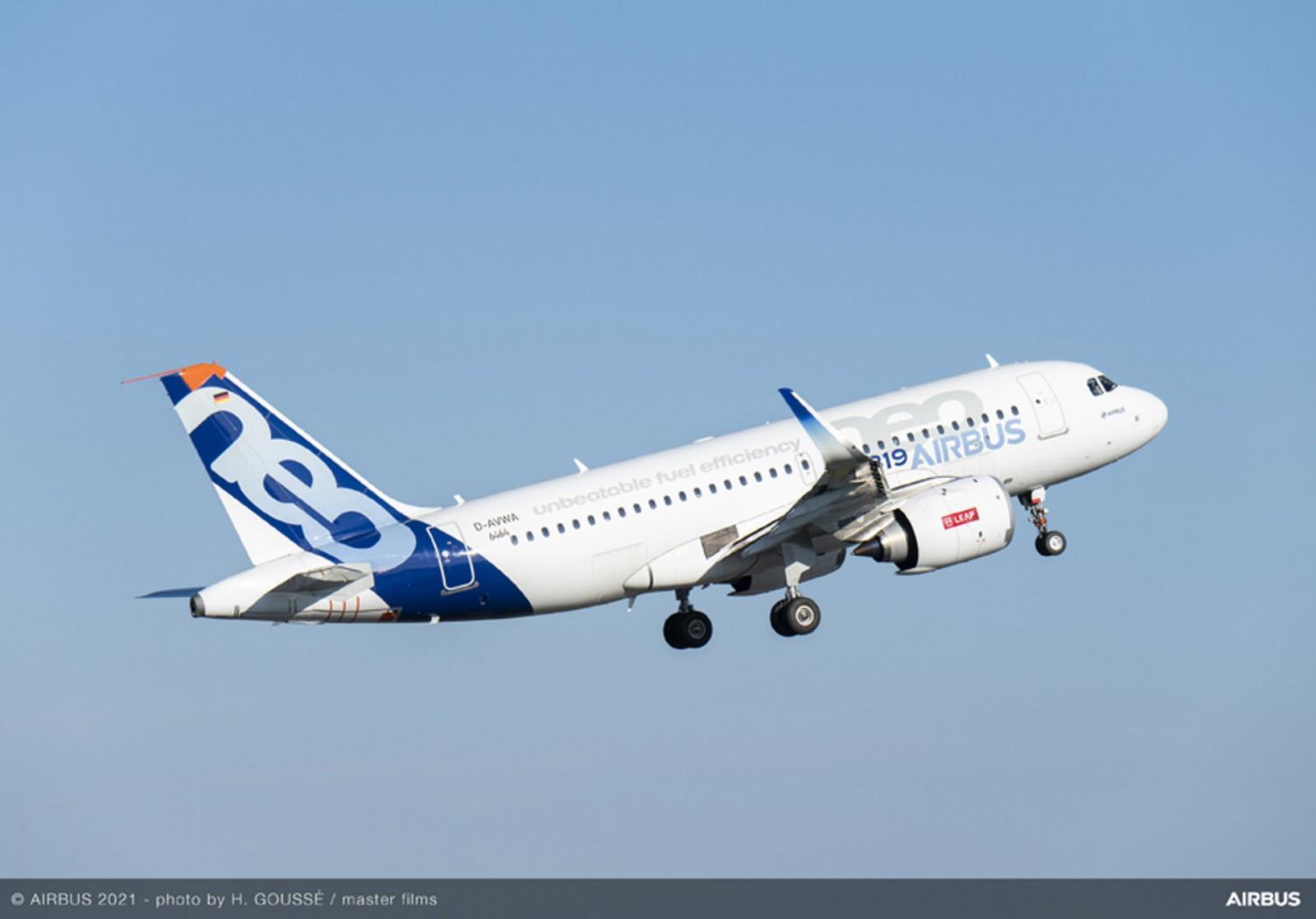 Airbus tests 100% sustainable fuel on A319neo