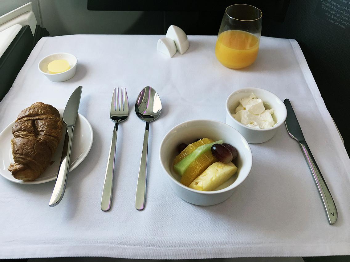 Breakfast on Virgin Australia 