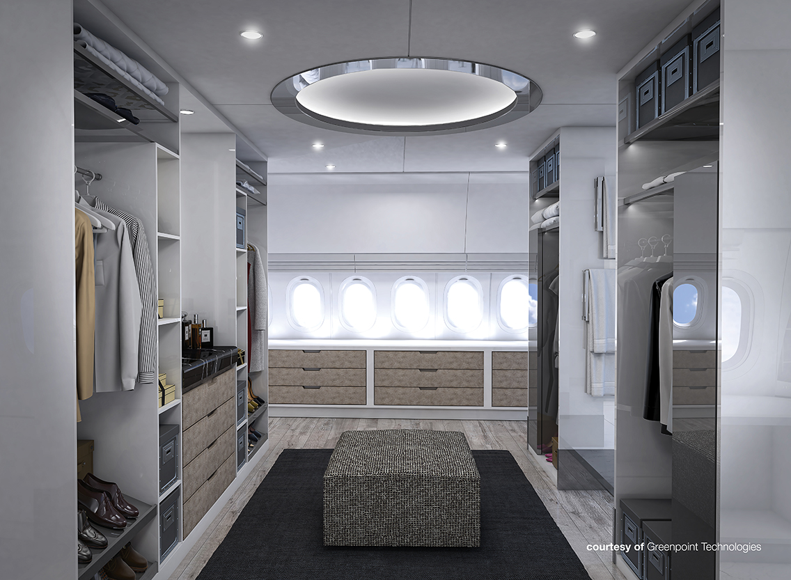 Greenpoint S Boeing 777x Luxurious Interior Concept